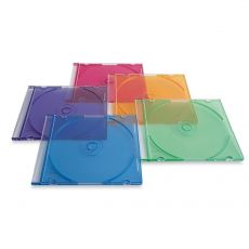 CD-Obal 5mm Single MEDIARANDE, rôzne farby, Balenie 20ks