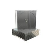 CD-Obal 5,2 mm Single Black tray, pre 1 nosič