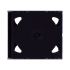 CD Jewelcase pre 6 nosičov, 22mm, black tray, Balenie 5ks