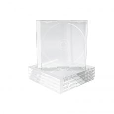 CD jewel case 10,4mm crystal clear,pre 1 nosič, Balenie 5ks