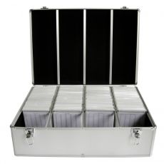 MediaRange DJ Kufrík Silver pre 1000 discov