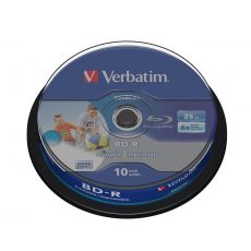 Verbatim BD-R 6X 25GB Print Cake 10