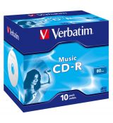 Verbatim CD-R Audio Jewel Case 10