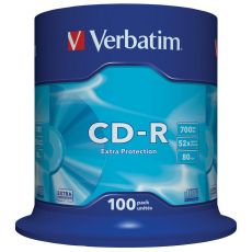 Verbatim CD-R 52X 700MB Cake 100