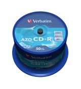 Verbatim CD-R 52X 700MB Crystal AZO Cake 50