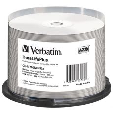 Verbatim CD-R 52X 700MB Print  NO ID Cake 50