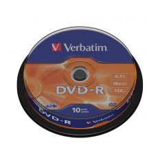 Verbatim DVD-R 16x 4,7GB Cake 10