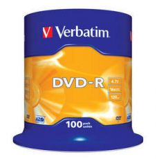 Verbatim DVD-R 16x 4,7GB Cake 100