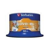 Verbatim DVD-R 16X 4,7GB Print NO ID Cake 50