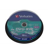 Verbatim DVD-RW 4x Cake 10