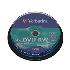 Verbatim DVD-RW 4x Cake 10
