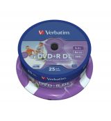 Verbatim DVD+R DL 8X 8,5GB Print Cake 25
