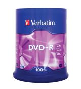 Verbatim DVD+R 16X 4,7GB Cake 100