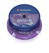 Verbatim DVD+R 16X 4,7GB Cake 25