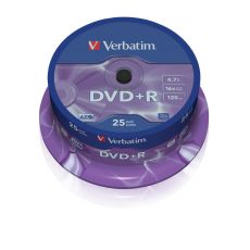 Verbatim DVD+R 16X 4,7GB Cake 25