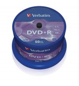 Verbatim DVD+R 16X 4,7GB Cake 50