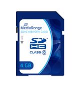 MediaRange 4GB SDHC pamäťová karta, CL10