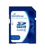MediaRange 16GB SDHC pamäťová karta, CL10