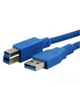 MediaRange USB 3.0 prepojovací kábel, AM/BM, 1.8m, blue