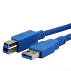 MediaRange USB 3.0 prepojovací kábel, AM/BM, 1.8m, blue