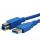 MediaRange USB 3.0 prepojovací kábel, AM/BM, 1.8m, blue