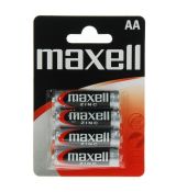 Maxell batérie Zinc R6 AA, 4