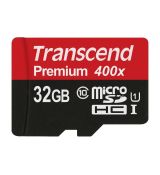 Transcend Micro SDHC pamäťová karta 32GB Class 10 UHS-I + Adaptér