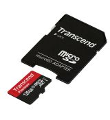 Transcend pamäťová karta Micro SDXC 128GB Class 10, UHS1 + Adaptér
