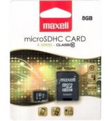 Maxell Micro SDHC pamäťová karta 8GB Class 10+ adapter