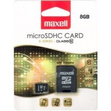 Maxell Micro SDHC pamäťová karta 8GB Class 10+ adapter