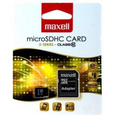 Maxell Micro SDHC pamäťová karta 4GB Class 10+ adapter