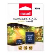 Maxell Micro SDHC pamäťová karta 32GB, Class 10+ adapter