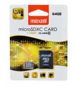 Maxell Micro SDHC pamäťová karta 64GB Class 10+ adapter 90 MB/s